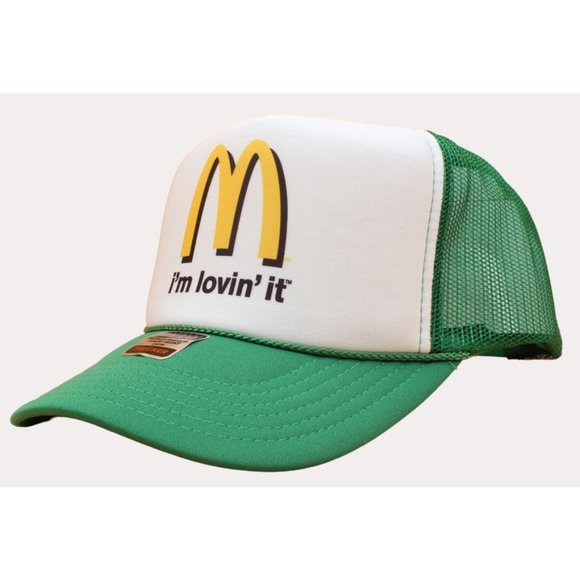 McDonalds Trucker Hat Mesh Cap Snapback Hat Adjustable  i'm lovin it - Picture 4 of 4